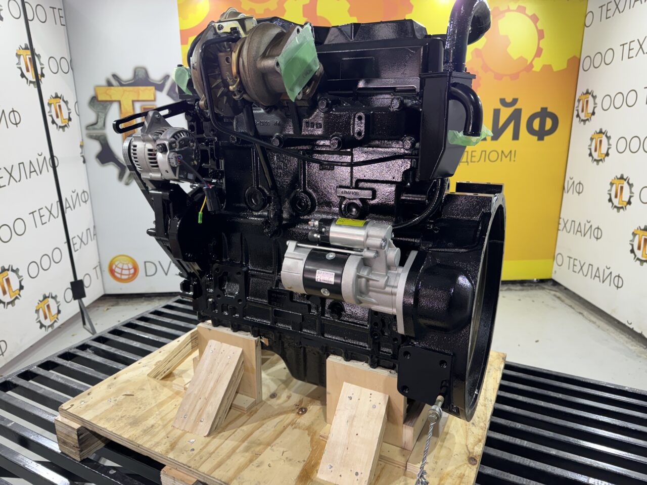 Двигатель Yanmar 4TNV106 (S4D106-1) для погрузчика WB97R-2, WB93R-2, WB91R-2, WB98A-2 — изображение 4
